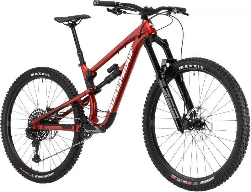 2022 Nukeproof Mega 290 Pro Alloy Full Suspension Mountain Enduro Bike GX Eagle in Rosso Red-7